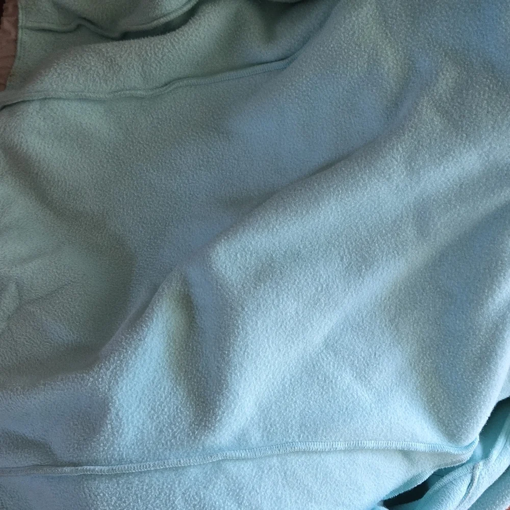 The North Face Denali Jacket - Aqua and Gray Girls XL (18) Or Adult XS